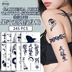 Водостойкая Временная тату-наклейка с чернилами Juice ink, таймер смерти, темная марка, Роза, цветы, блестящие полуперманентные тату боди-арт, искусственные тату