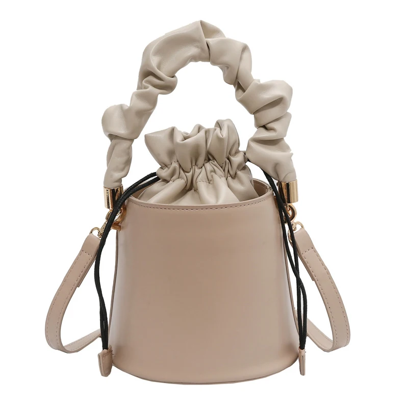 

Retro Fashion Bucket Bags Women Shoulder Bag Handbag High-quality Leather Crossbody Bag Female Phone Pack And Purse Bolsa Tote