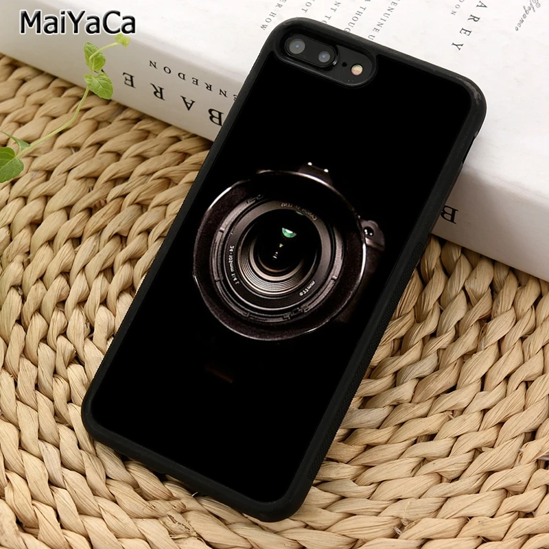 Чехол MaiYaCa для телефона с камерой iPhone X XR XS 11 12 Pro MAX 5 6 6S 7 8 Plus Samsung Galaxy S7edge S8 S9