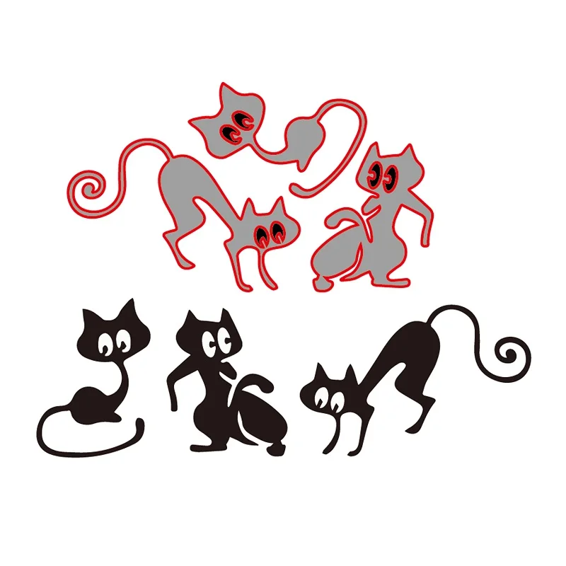 4 стиля 2019 рамка для кошек металлическая режущая форма Сделай Сам скрапбук