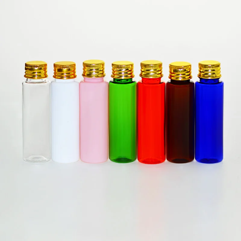 100 шт. 30 мл золотые серебряные бронзовые алюминиевые бутылки с закручивающейся