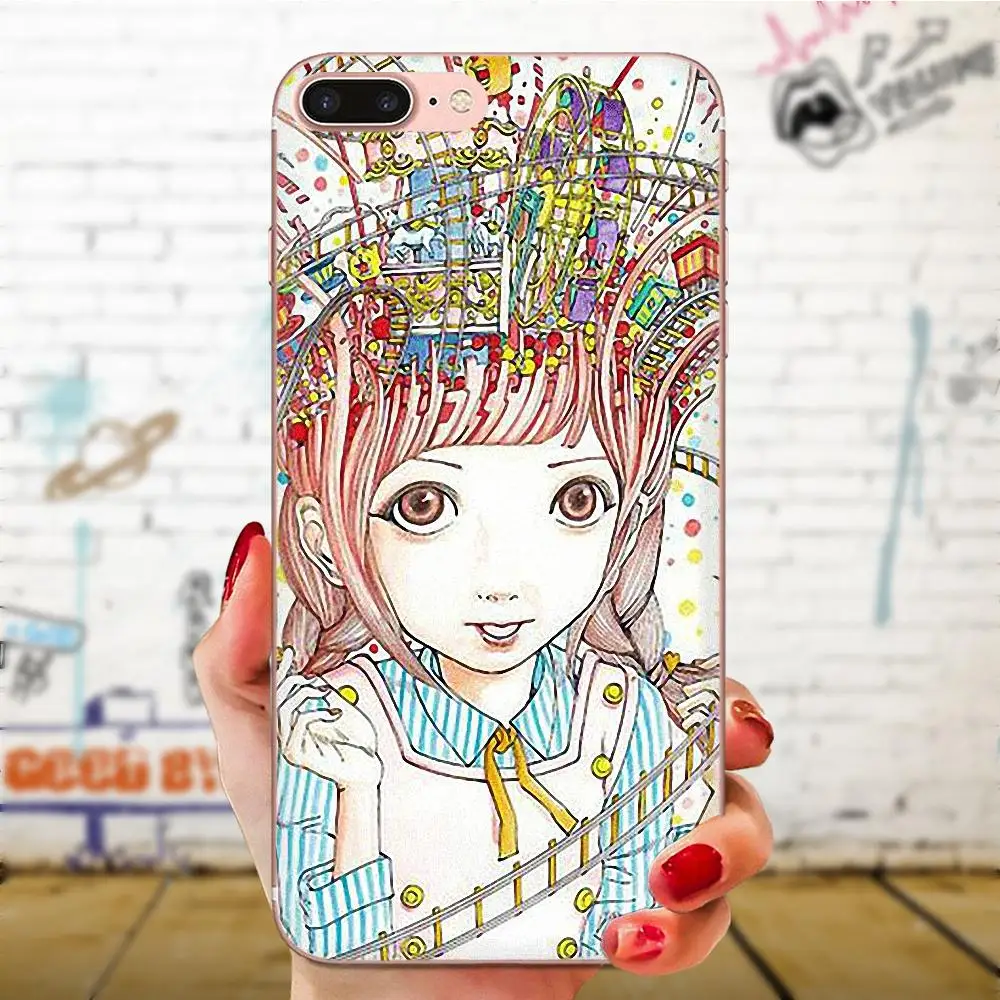 Shintaro Kago мультфильмы ужасов для sony Xperia Z Z1 Z2 Z3 Z4 Z5 compact Mini M2 M4 M5 T3 E3 E5 XA XA1 XZ Премиум ТПУ