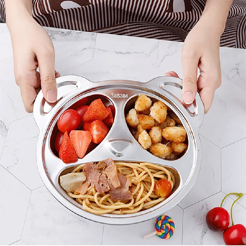 GESEW Lunch Box For Kids Glass Microwave Bento Food Container With Compartment Storage School Leakproof Kitchen Comida Cute | Дом и сад