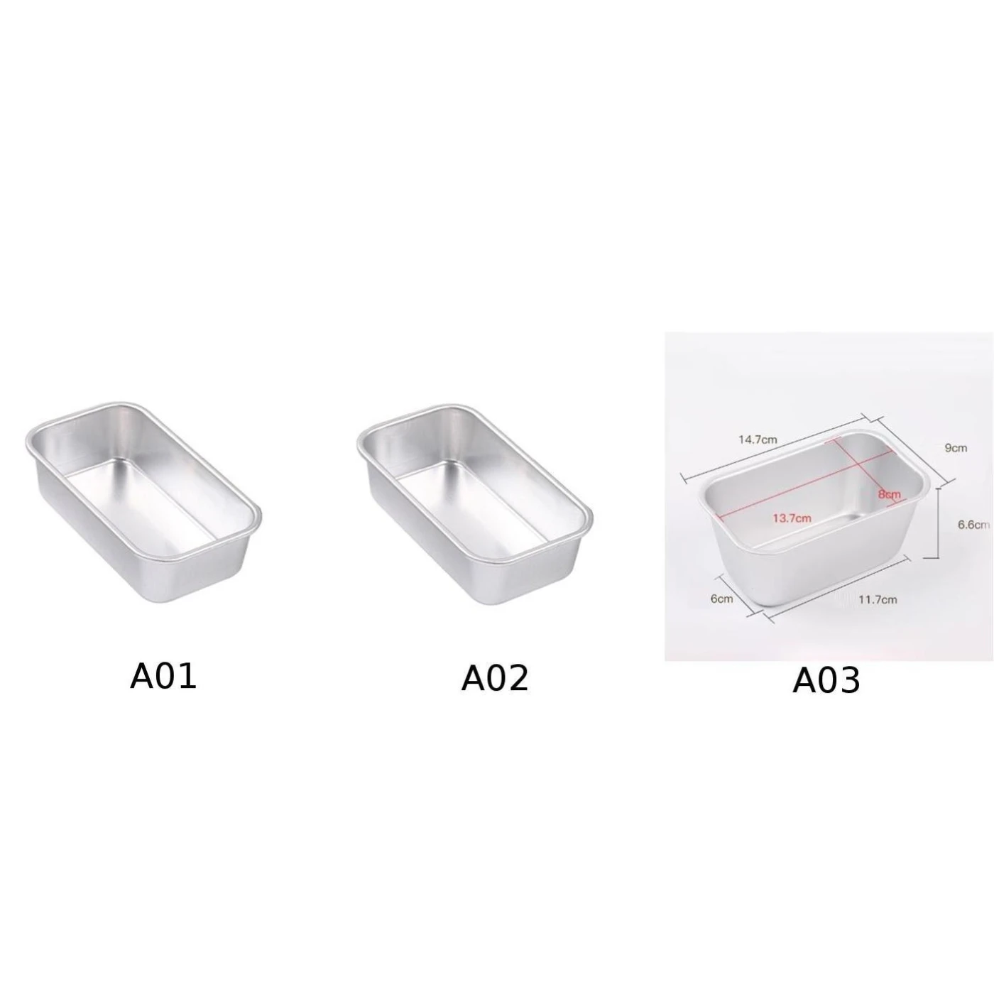 Прямоугольная форма для хлеба пирога сковорода алюминиевая коробка снежных