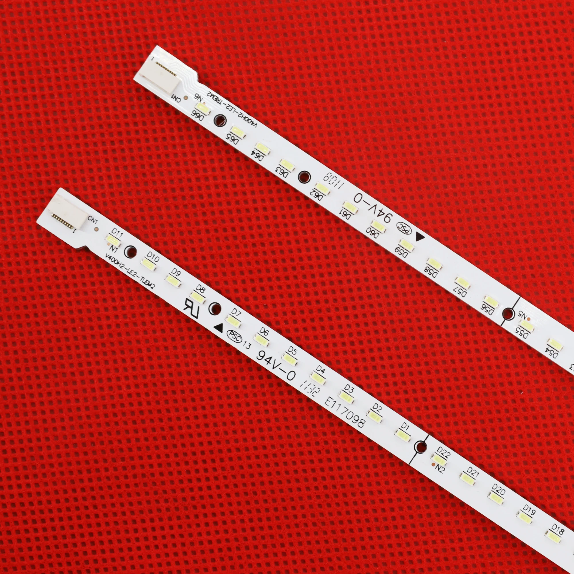 New 10 PCS LED Backlight strip for Toshiba 40AL800 40EL100C V400HJ2-LE2 E187565 V400H2-LE2-TLEM2 TLEM2 V400H2-LE2-TREM2 TREM1