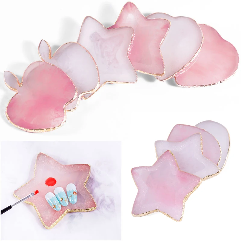 Полимерная Палитра для дизайна ногтей держатель полировки палитра цветов