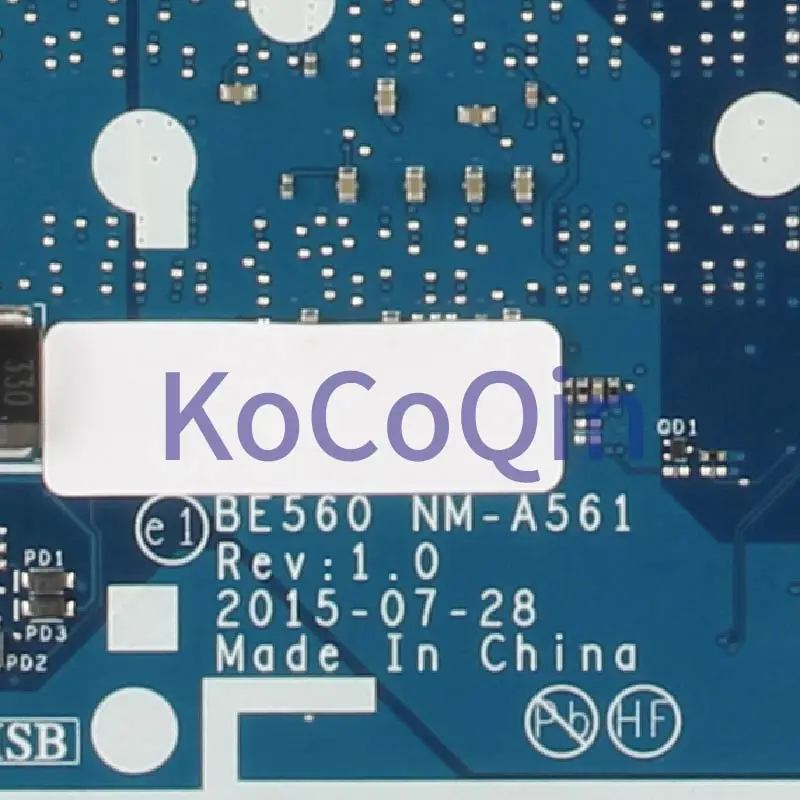 KoCoQin материнская плата для ноутбука LENOVO Thinkpad E560 I7-6500U NM-A561 01AW112 SR2EZ 216-0868000 DDR3 |