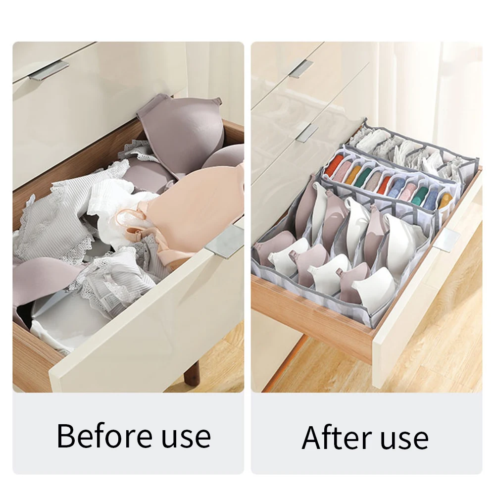 Мульти размер складной нижнее бельё для девочек коробка хранения белье гардероб