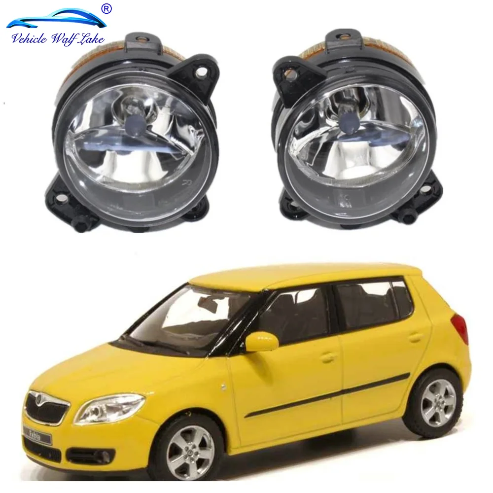 2 шт. автомобиль Противотуманные огни для Skoda Fabia Mk2 5J 2007 2008 2009 2010 авто Стайлинг