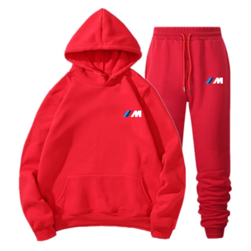 

Men Spotrs Suit Two Pieces Set Men's Hoodie Jacket Sweatshirt + Pants Male Hoody Jogging Tracksuit Sportswear Outfit M- 3XL