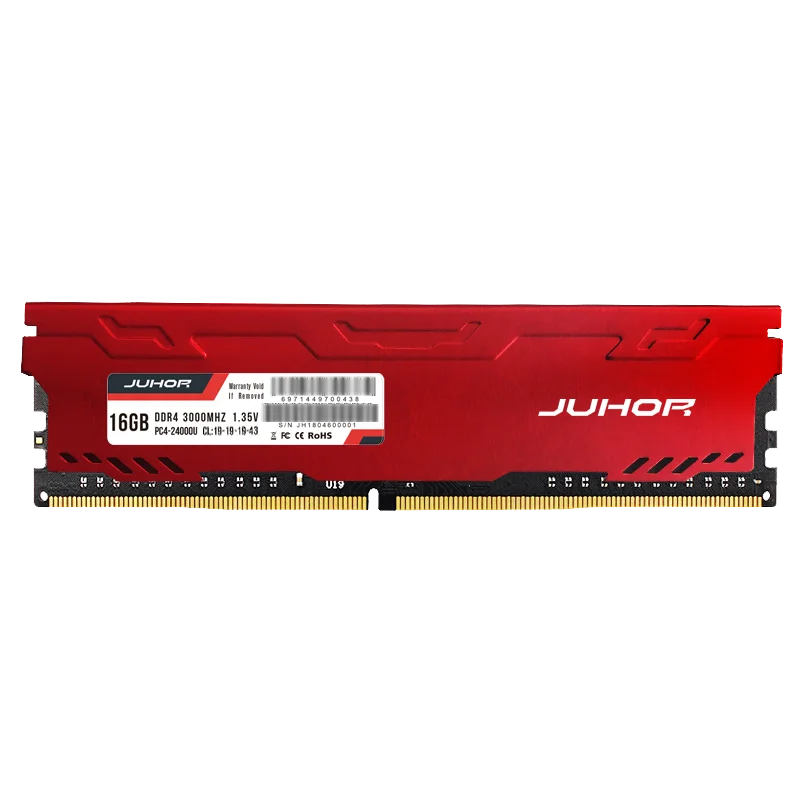 Модуль ОЗУ JUHOR DDR4 8/16 ГБ 3000 МГц 3200 с радиатором | Компьютеры и офис
