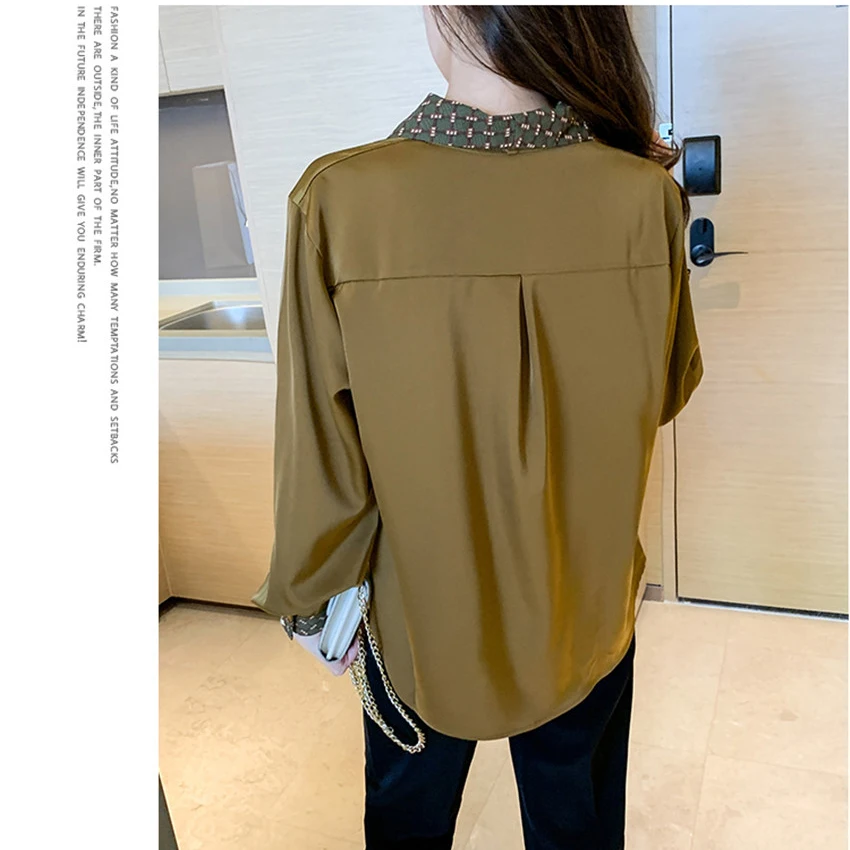 

Ladies Vintage Shirt Womens Tops And Blouses 2021 New Spring Autumn Long Sleeve Designer Shirts Blusas Mujer De Moda 2021