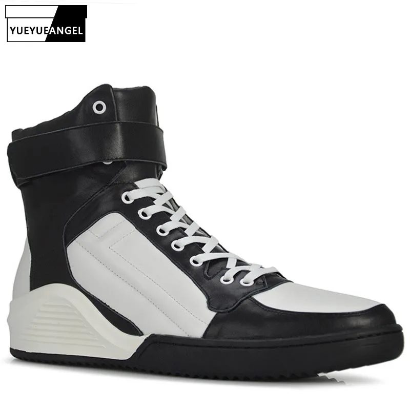 

Ботинки из натуральной кожи, на шнуровке, с цветочным принтом