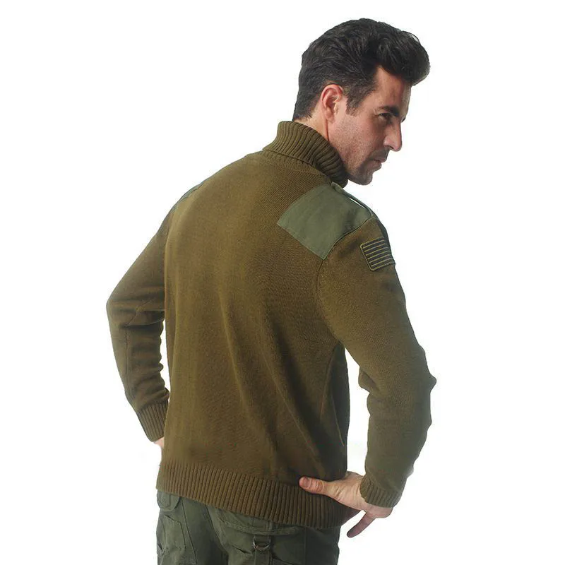 Новинка осени 2021 Модный повседневный уличный мужской свитер в полоску простой