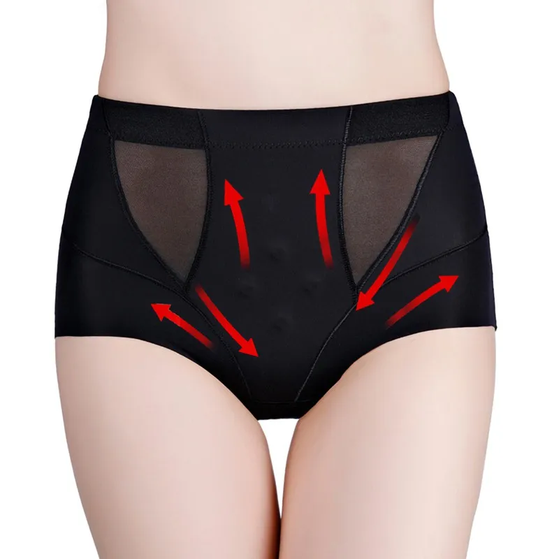 

Women Seamless Shapers Pants Mid-waist Breathable Abdomen Regain Belt Waist Shaping Hip-Lifting Comfortable Panties