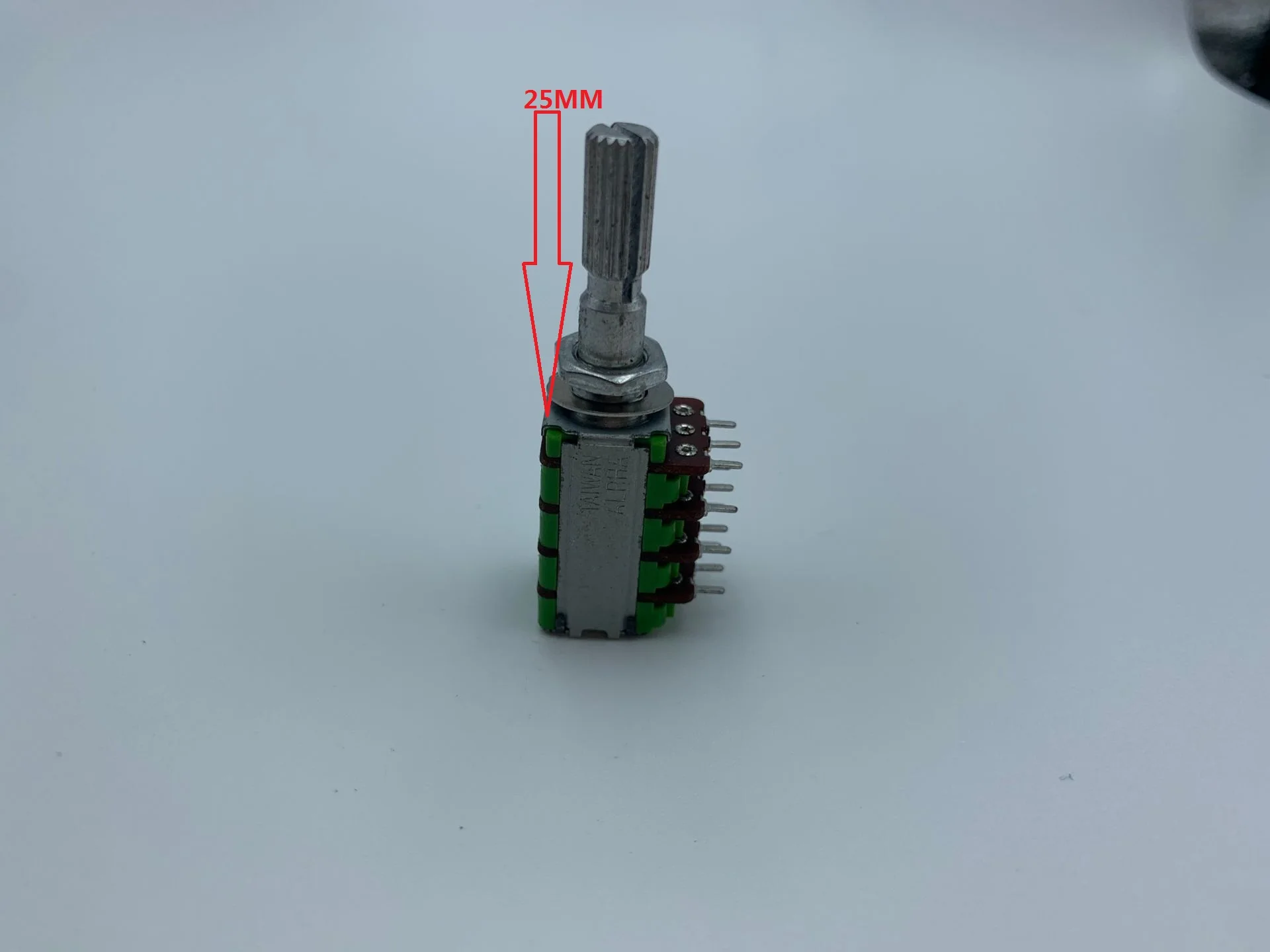 1 шт., высокоточный потенциометр E100K * 4 axis long, 25 мм Quad, 12 футов