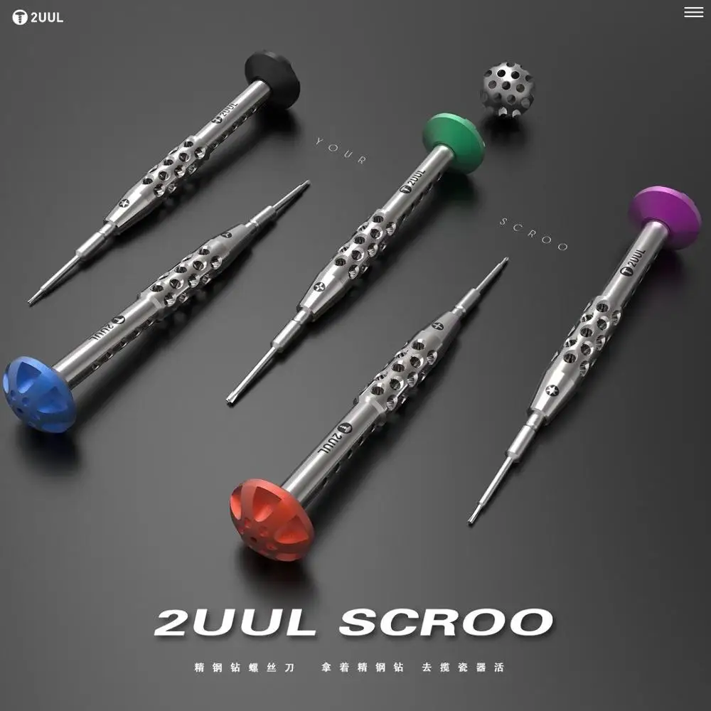 

2UUL SCROO Screwdriver Set good hand tool use for phone pad repair