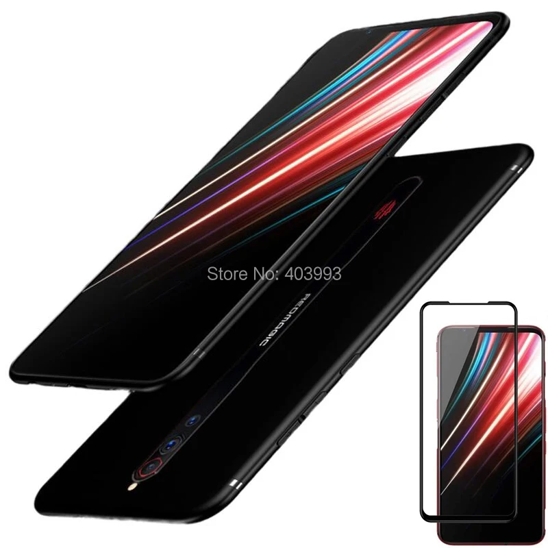 Для ZTE Nubia Red Magic 5G чехол NX659J стеклянный роскошный мягкий ТПУ для телефона с