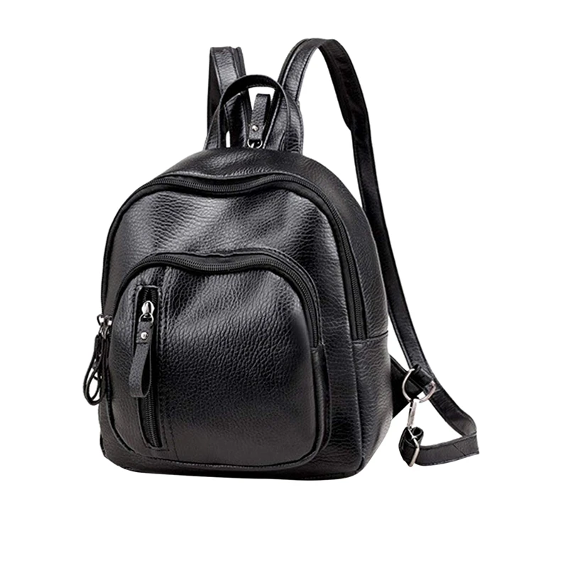 

Mini Backpack, Classic Leather Travel Daypack Shoulder Bag for Women Girls