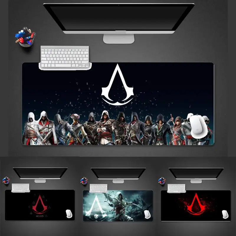 

Assassins Game Creedes Laptop Computer Mousepad X XL XXL Non-slip Cushion Thickness 2mm