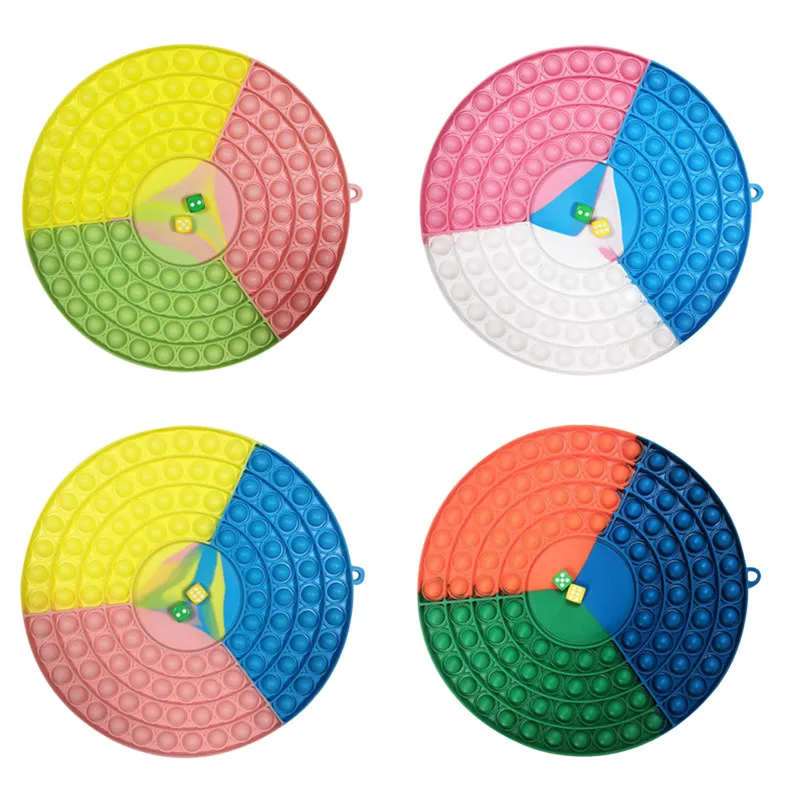 

Pop pet Antistress Two Players Chess Game Sensory Popsits Fidget Bubbles Toys Popet for Children Free Shipping Popper