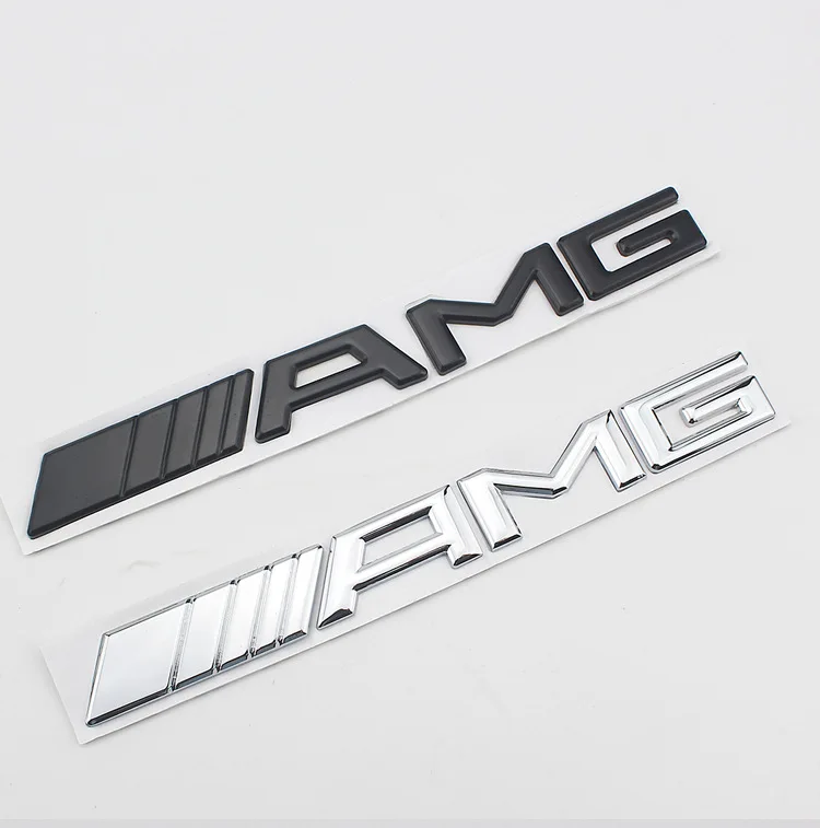 AMG логотип автомобиля подходит для Mercedes Benz модифицированный цинковый сплав задняя маркировка металла 3D стерео маркировка