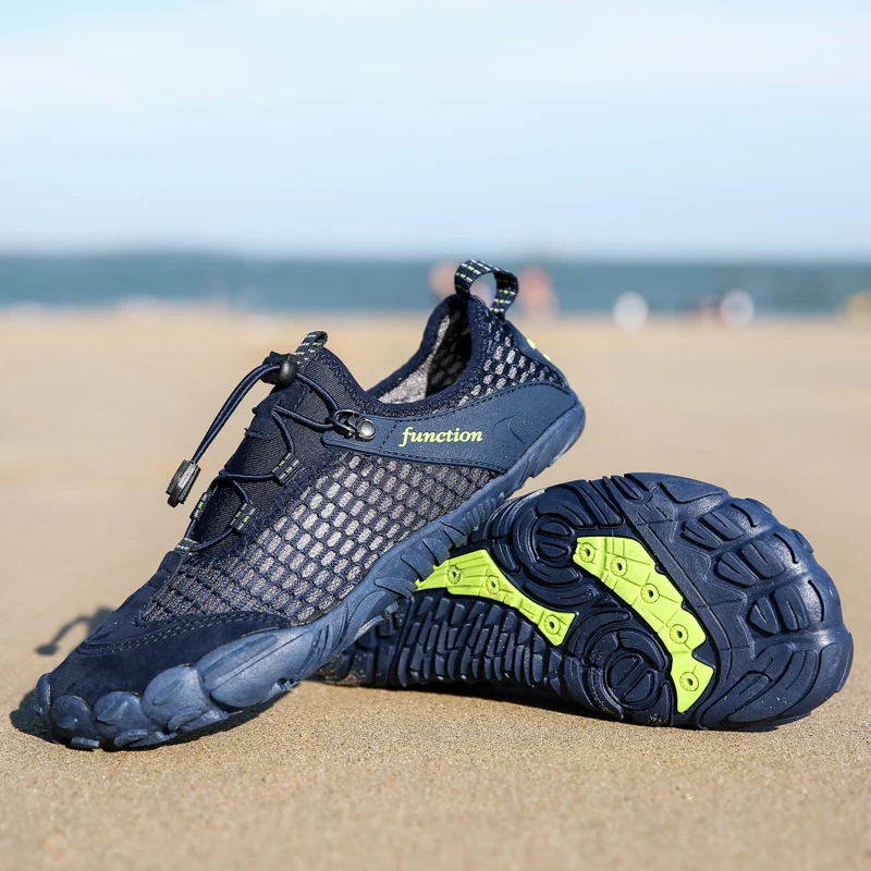 

Couples Beach Diving Snorkeling Aqua Socks Bright Solid Color Pool Swimming Quick-Dry Barefoot Surfing Slip-On Water Shoes