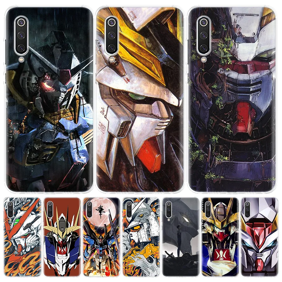 Чехол для телефона с Аниме Gundam Robot Xiaomi Redmi Note 10 10S 11 11S 11T 9 9S 8 8T 7 9T 11E Pro 5G 6 5 5A MAX Модный