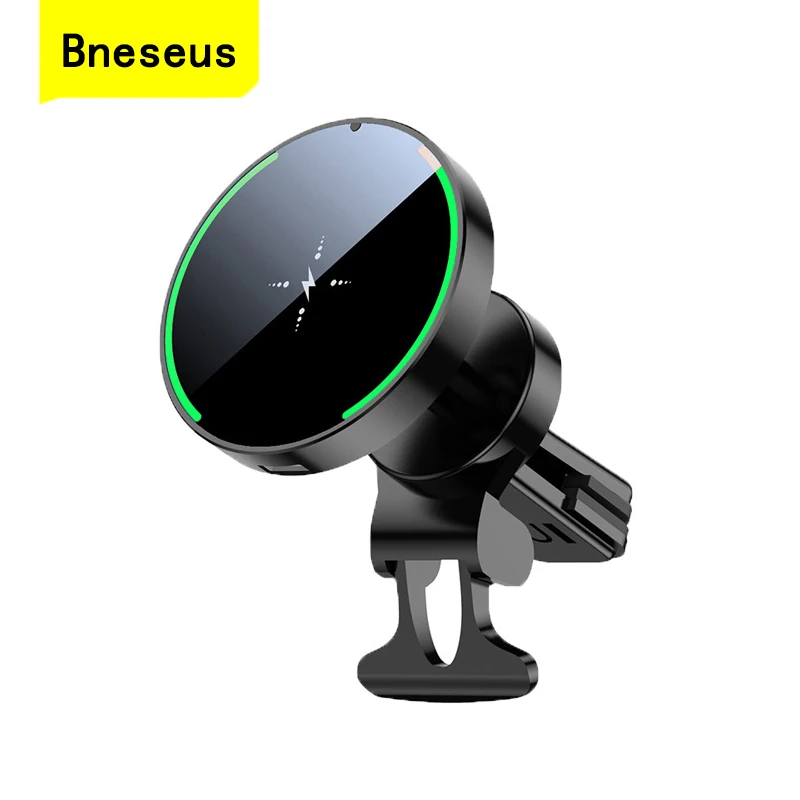 

Bneseus 15W Magnetic Wireless Charger Car Phone Holder For iPhone 13 12 Pro Max 13Mini Car Wireless Charger Air Vent Mount Stand