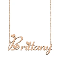 brittany name necklace custom name necklace for women girls best friends birthday wedding christmas mother days gift