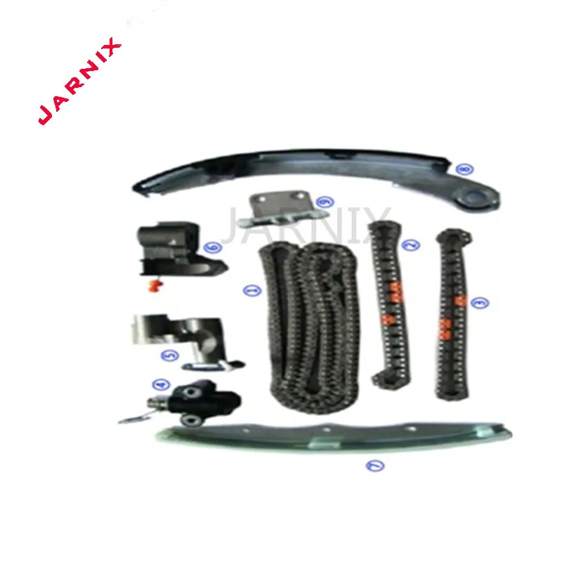 Комплект цепи синхронизации двигателя для Nissan Teana 2 3/3 5 2003 VQ23DE / VQ35DE OEM:13028 7Y000 13028 7Y010