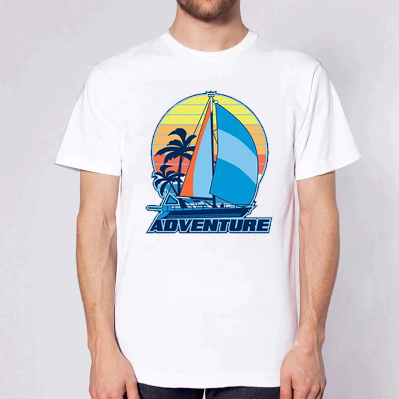 

Beach Surfing Adventure Men Summer Casual Japanese Streetwear Oversized Graphic T-shirt Vintage Short Sleeve Top Tees Male