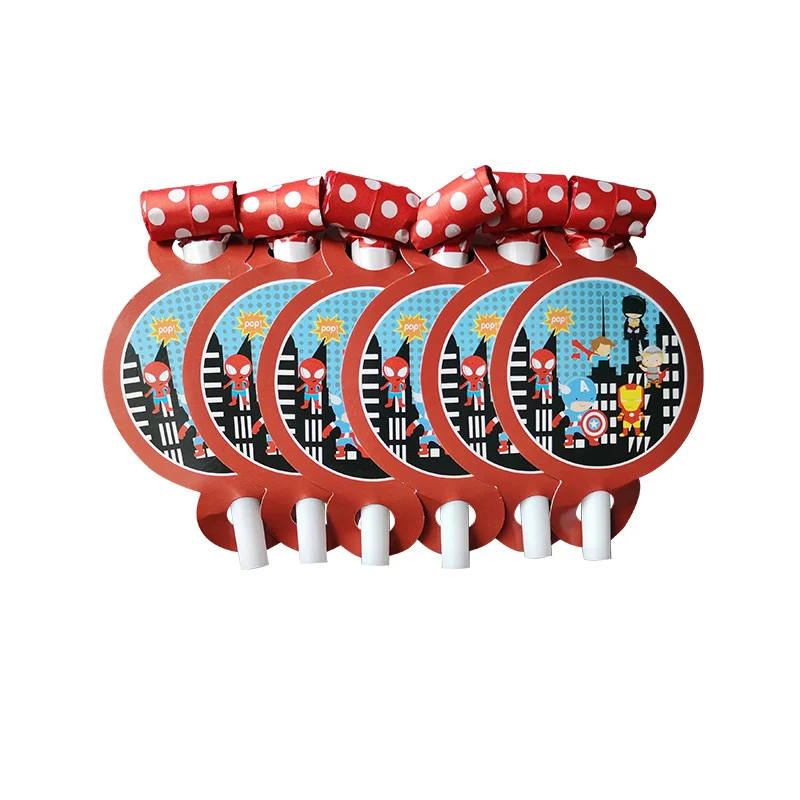 Мультяшная тема супер герой детский день рождения декоративная бумага для