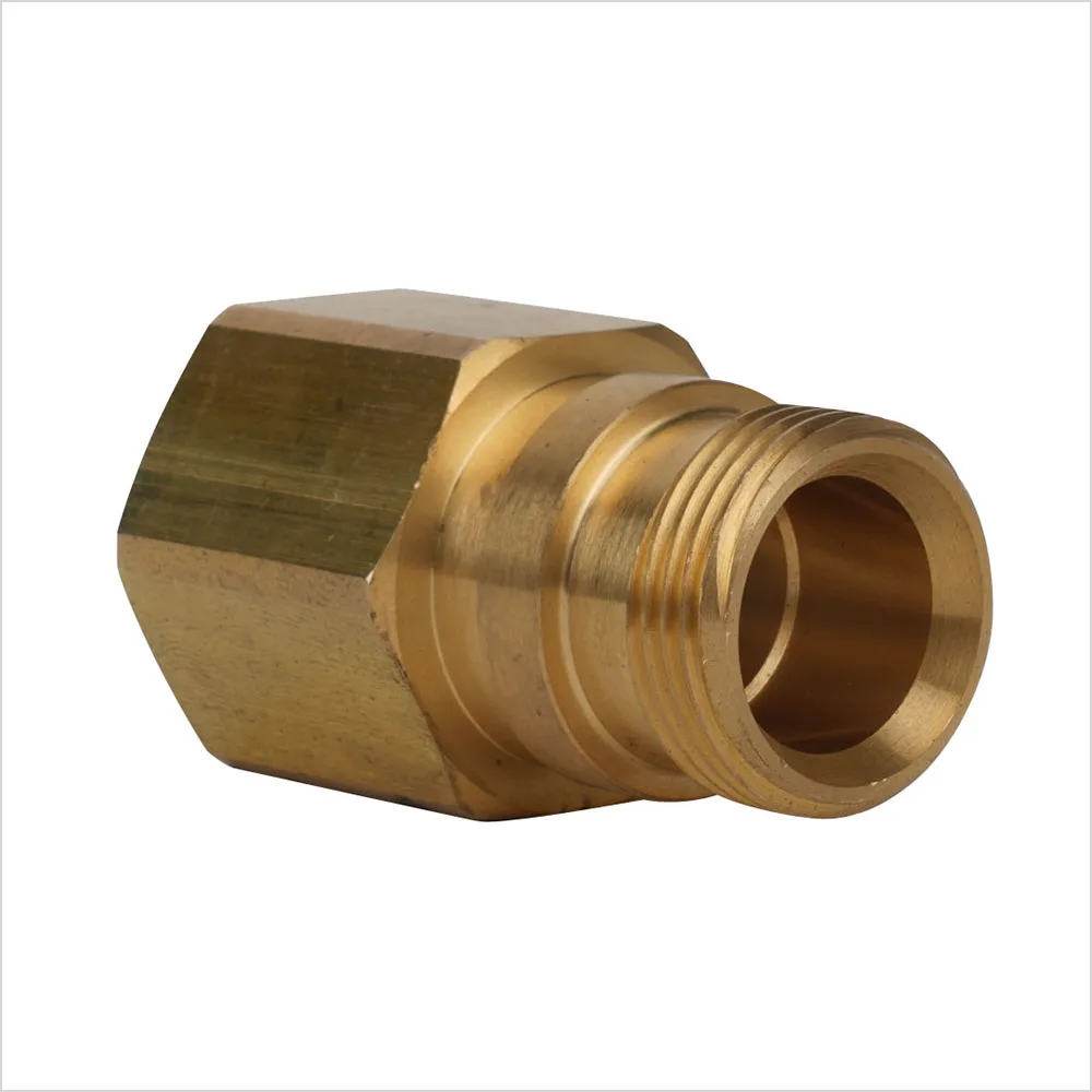 Адаптер для стиральной машины для сопла Easy Lock Male-M22* 1,5 14 мм Female с вставкой из нержавеющей стали(такой же, как и