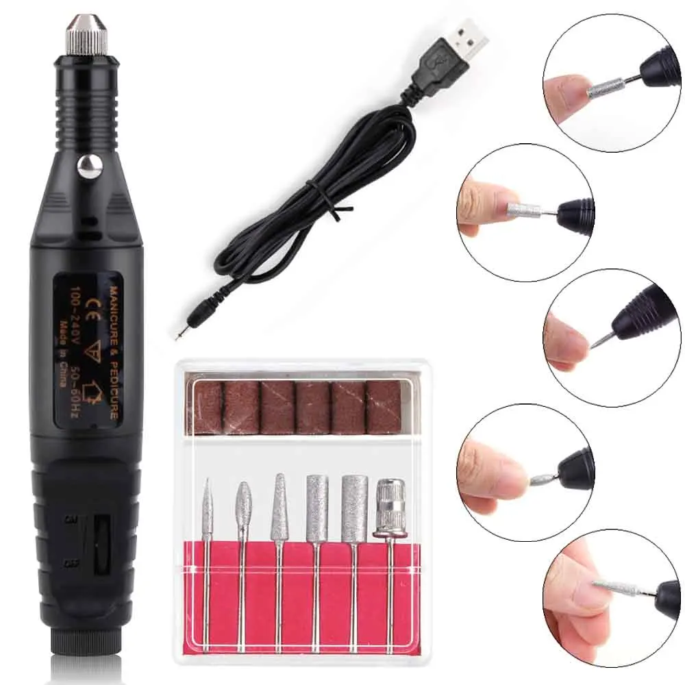 Электрическая машинка для маникюра и педикюра Профессиональный аппарат