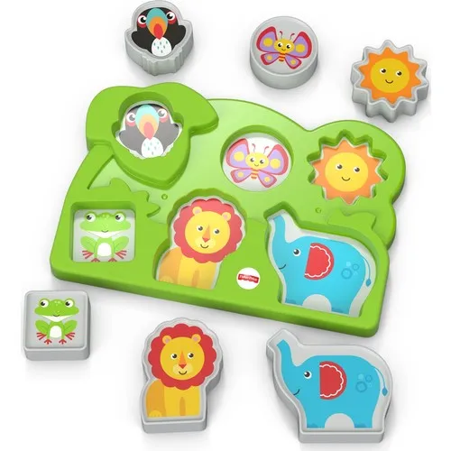 Fisher Price Fun Jigsaw 6 Large Piece Easy Baby Puzzle GCM81 | Игрушки и хобби