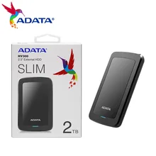High Speed ADATA HV300 HDD 1TB 2TB 2.5 External Hard Drive Disk  USB 3.2 Slim Portable Mobile Storage HDD For Desktop Laptop