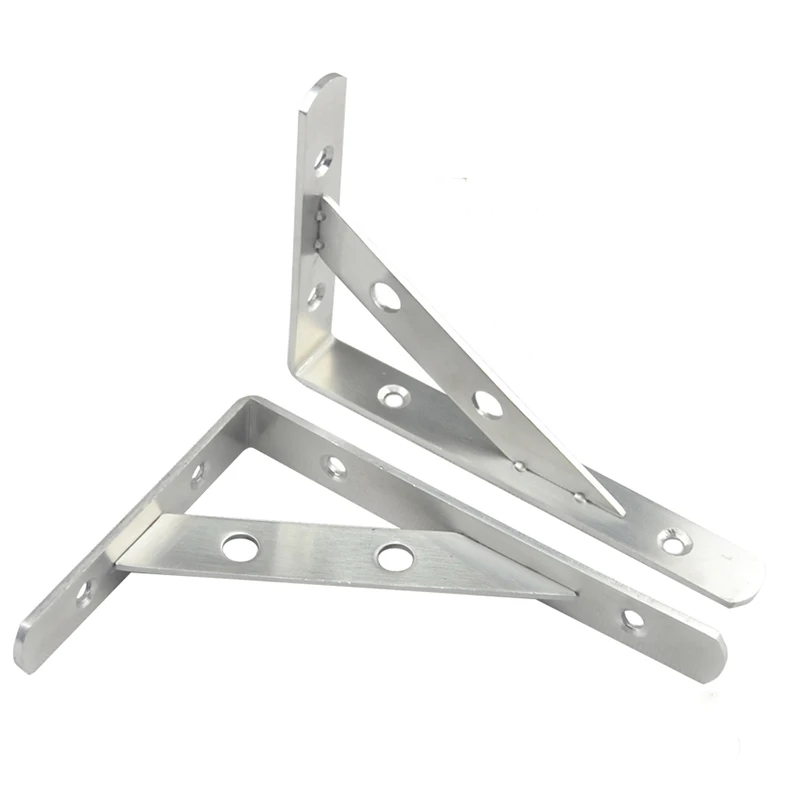 Треугольный угловой кронштейн 2 шт. 6-12 дюймов тяжелая поддержка регулируемый