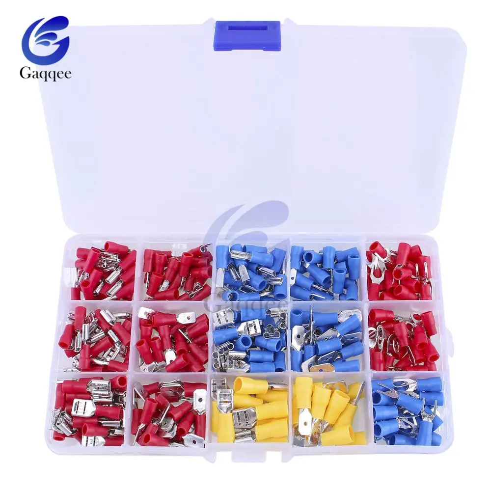 280 шт. изолированный Электрический провод обжимной кабель соединитель лопата