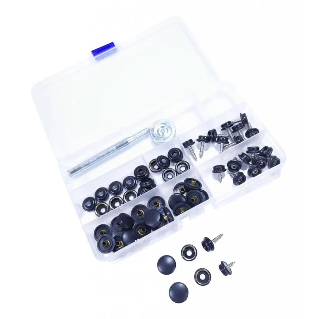 

15mm/10mm Snap Fastener Screws Studs Button For Boat Marine Tent Cover