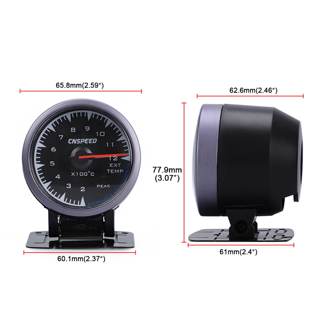 Автомобильный фотометр 12 в 7 цветов с подсветкой автомобильный фотоизмеритель