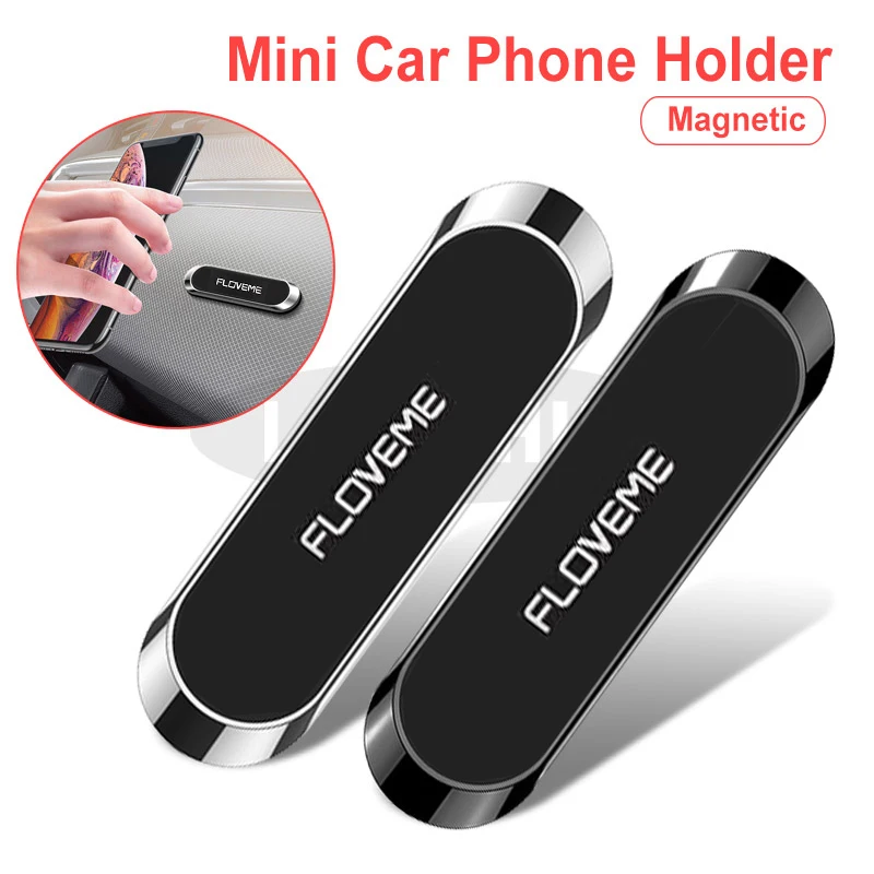 Металлический магнитный автомобильный держатель для телефона FLOVEME подставка