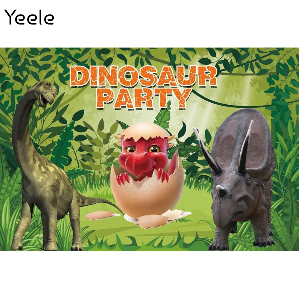 Yeele Birthday Backdrop Party Decor Prop Personalized Jungle Safari Photocall Baby Portrait Photographic Background Photo Studio |
