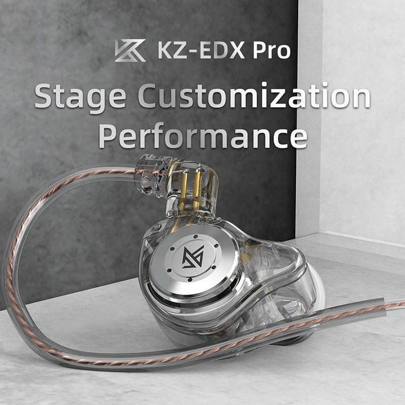KZ EDX PRO динамические наушники HIFI музыка спортивные наушники-вкладыши Наушники