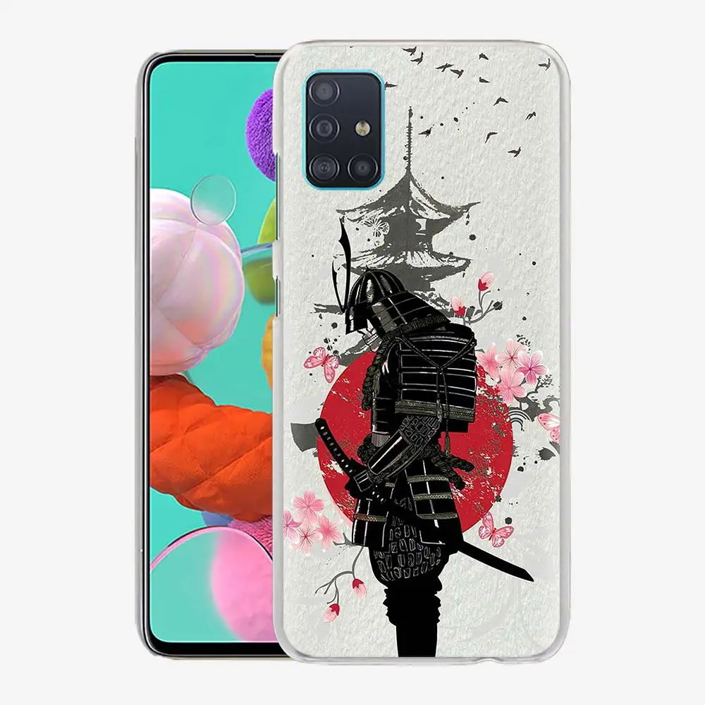 

Samurai Hard PC Phone Case For Samsung Galaxy A51 A71 A31 A41 A21s A91 A12 A02s A42 5G Back Cover Coque Fundas Capa