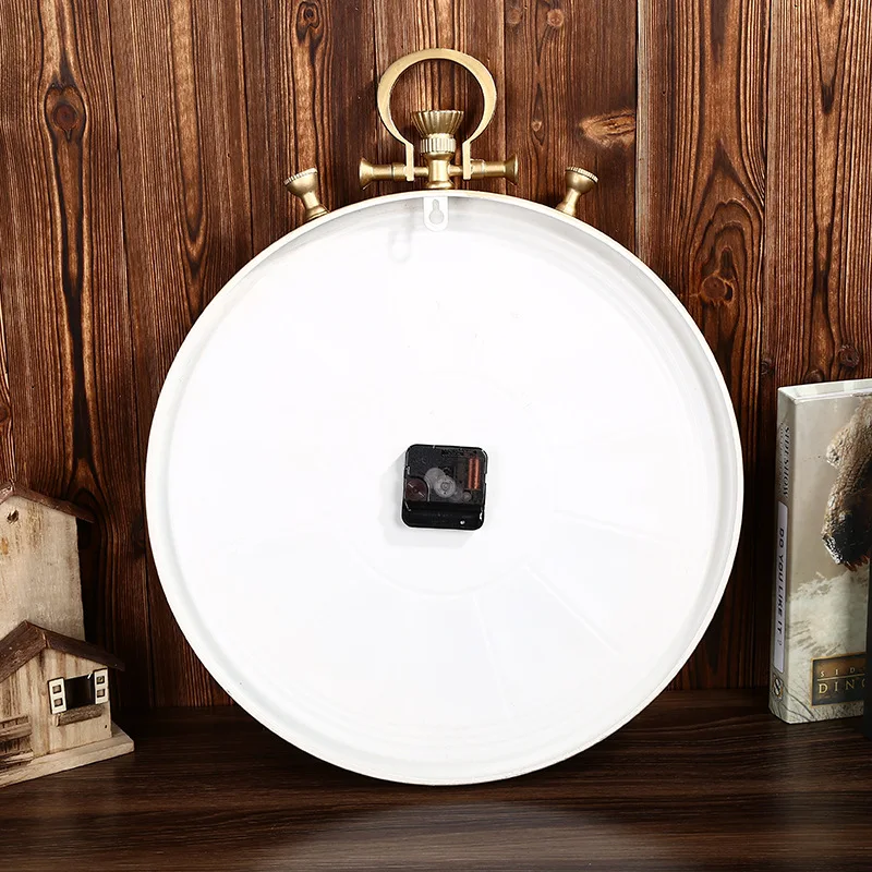 Креативные большие настенные часы винтажные деревянные потертые шикарные