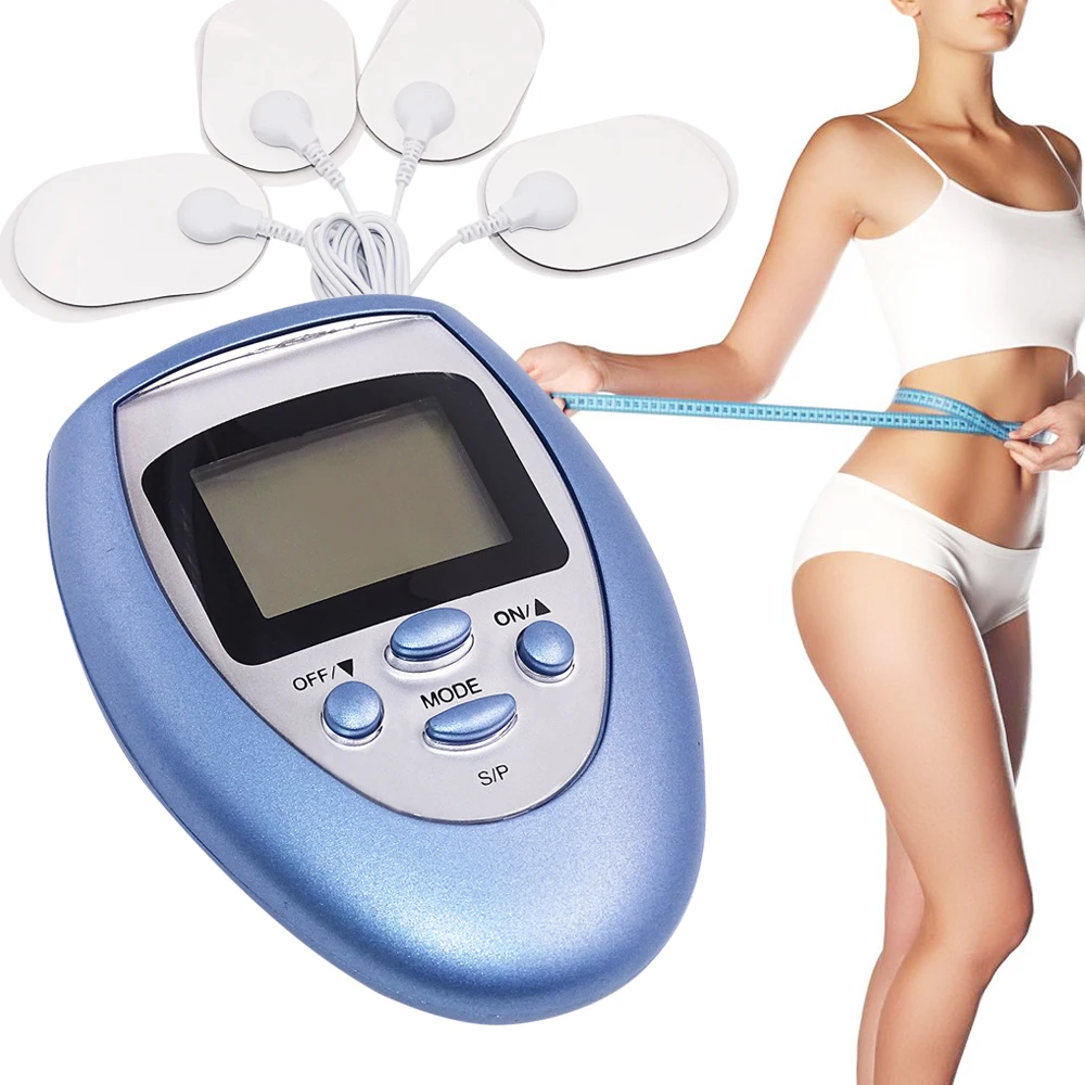 

TENS Body Massager Electrical Vibrating Meridian Pulse Muscle Stimulator Electrotherapy Physical Therapy Pain Relief EMS Machine