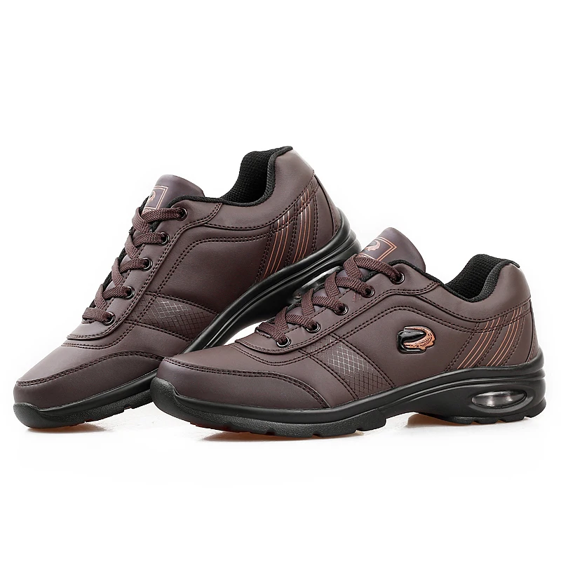 SENTA/осенне зимний кожаный светильник для бега Мужские кроссовки Уличная