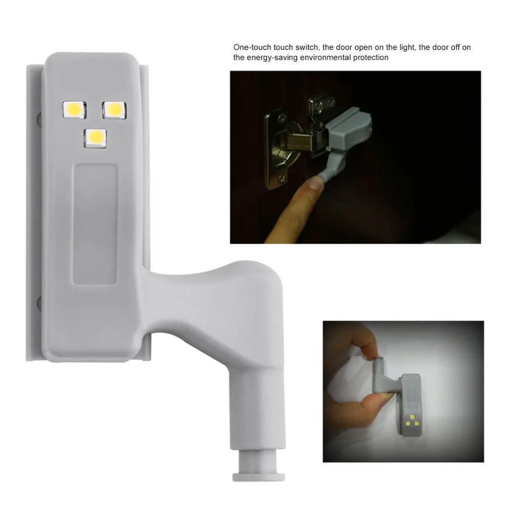 Мини размер кухонный шкаф для спальни одежды внутренний шарнир светодиодный