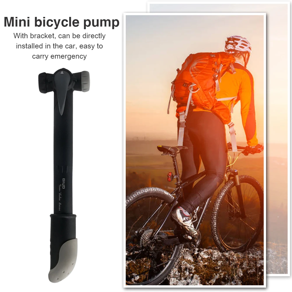 

Mini Bike Pump for Presta American Valves Bicycle Tire Inflator Hand Pump